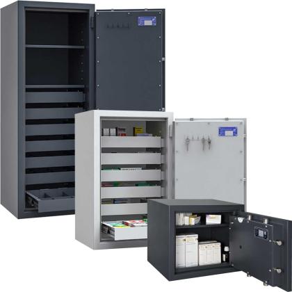 Verschiede Modelle von BTM-Tresoren