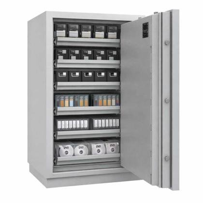 Geöffneter Datensicherungstresor