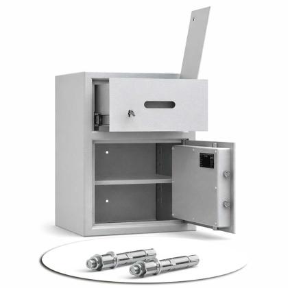 Einwurftresor mit Verankerungsmaterial