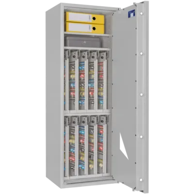 Schlüsseltresor STC 2-800 KOMBI, Lackierung RAL 7035