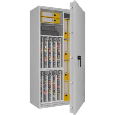 Schlüsseltresor STC 4-800 KOMBI, Lackierung RAL 7035