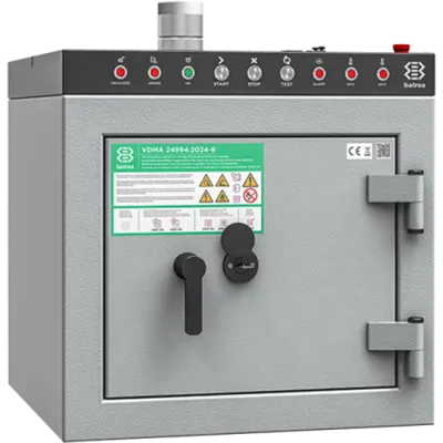 Akku-Lagerschrank Batrea 06 mit Doppelbartschloss