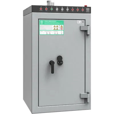 Akku-Lagerschrank Batrea 07 mit Doppelbartschloss