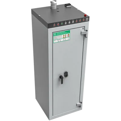 Akku-Lagerschrank Batrea 08 RAL 7035, lichtgrau