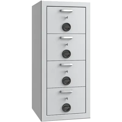 Aktentresor, Hängerigistraturschrank Münster 03 mit Doppelbartschloss