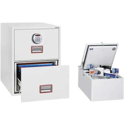 Aktentresor World Classic Vertical Fire File FS2252E mit Dateneinsatz