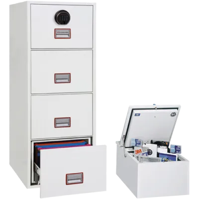 Aktentresor World Classic Vertical Fire File FS2274F mit Dateneinsatz