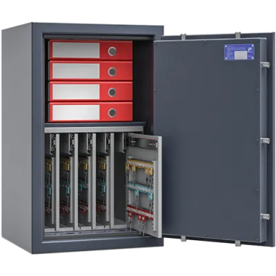 Schlüsseltresor SAFE4KEY-09, Lackierung RAL 7024