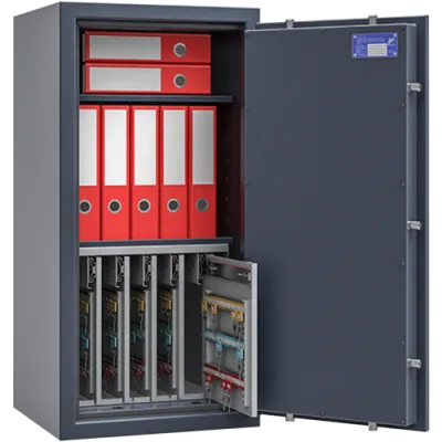 Schlüsseltresor SAFE4KEY-14, Lackierung RAL 7024