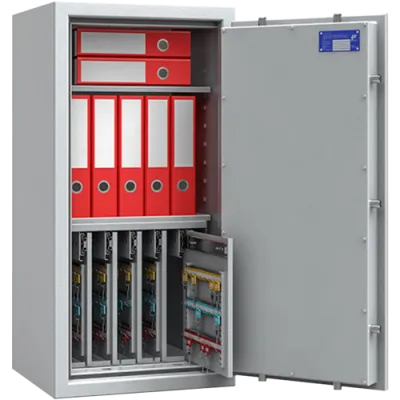 Schlüsseltresor SAFE4KEY-14, Lackierung RAL 7035