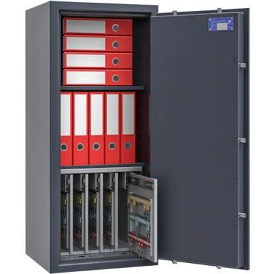 Schlüsseltresor SAFE4KEY-18, Lackierung RAL 7024