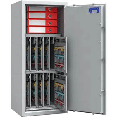 Schlüsseltresor SAFE4KEY-19, Lackierung RAL 7035