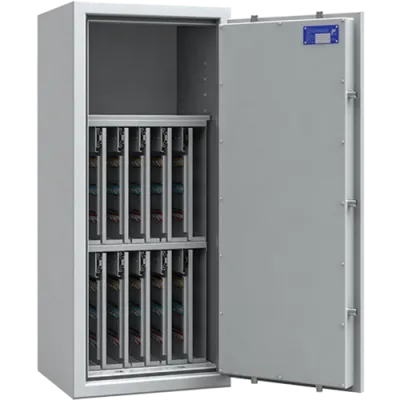 Kombi-Schlüsseltresor SAFE4KEY-19, RAL 7035