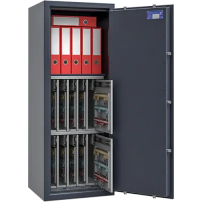 Schlüsseltresor SAFE4KEY-24, Lackierung RAL 7024
