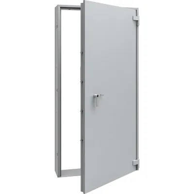 Sicherheitstür St. Gallen Door 72, Lackierung RAL 7035 lichtgrau