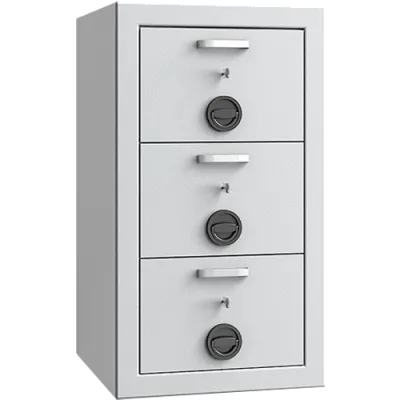 Stahlschrank, Hängerigistraturschrank KREFELD 02 mit Doppelbartschloss