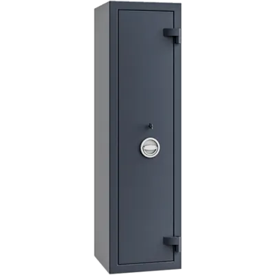 Waffenschrank LUZERN WF 45 SO mit Doppelbartschoss, RAL 7024