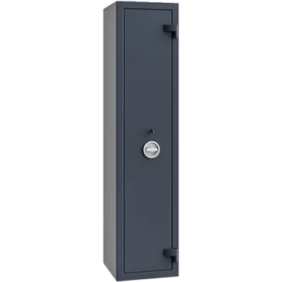 Waffenschrank LUZERN WF 47 mit Doppelbartschoss, RAL 7024