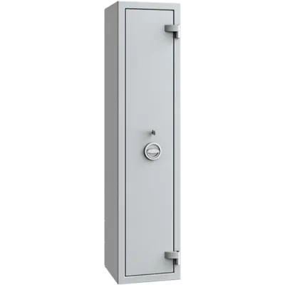 Waffenschrank LUZERN WF 47 mit Doppelbartschoss, RAL 7035