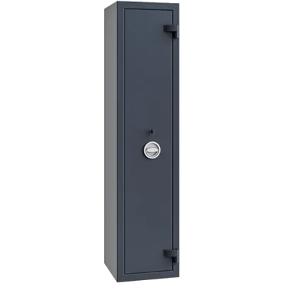 Waffenschrank LUZERN WF 47 SO mit Doppelbartschoss, RAL 7024