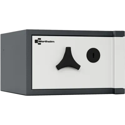 Wertschutzschrank AL 05 mit Doppelbartschloss, RAL 7035