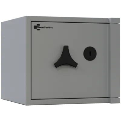 Wertschutzschrank AL 10 mit Doppelbartschloss, RAL 7037