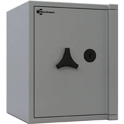 Wertschutzschrank AL 15 mit Doppelbartschloss, RAL 7035