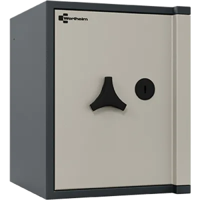 Wertschutzschrank AL 15 mit Doppelbartschloss, RAL 7030