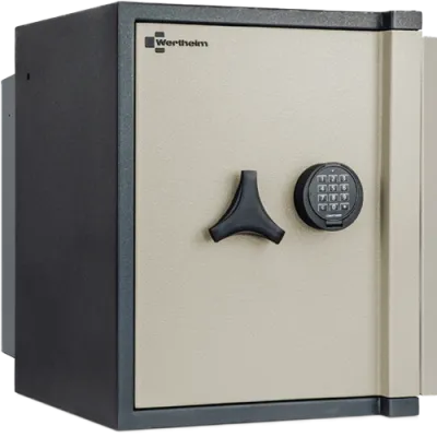 Wertschutzschrank AL 15 mit Elektronikschloss, RAL 7030