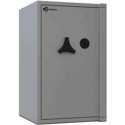 Wertschutzschrank AL 20 mit Doppelbartschloss, RAL 7035
