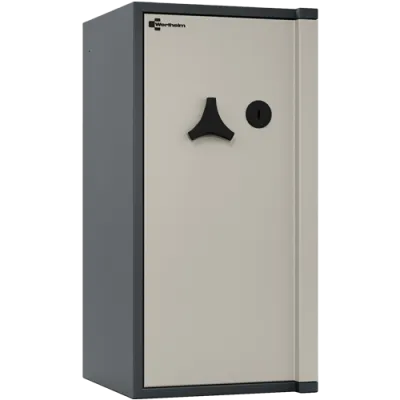 Wertschutzschrank AL 25 mit Doppelbartschloss, RAL 7030