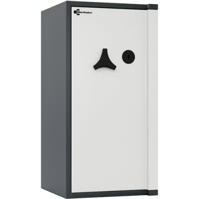 Wertschutzschrank AL 25 mit Doppelbartschloss, RAL 7035