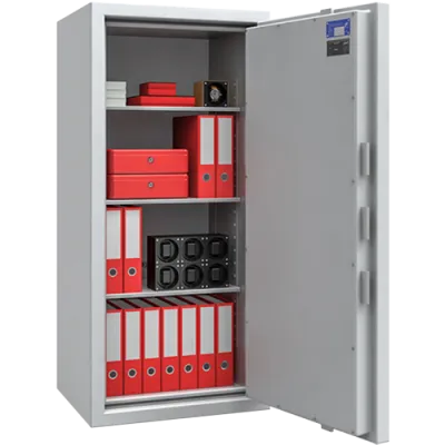 Wertschutzschrank LAUSANNE 10, Lackierung RAL 7035 lichtgrau