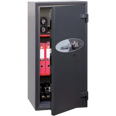 Wertschutzschrank PLANET HS6074E mit Elektronikschloss und Doppelbartschloss