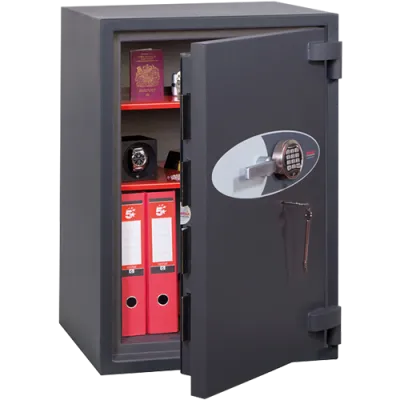 Wertschutzschrank PLANET HS6073E mitWertschutzschrank PLANET HS6073K mit Elektronikschloss und Doppelbartschloss