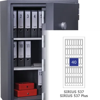 Wertschutzschrank SIRIUS PLUS 537