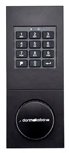 Dorma-Kaba Combi B 90 mit Notschlüssel, schwarz