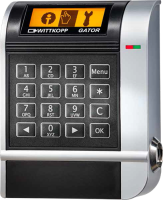 Elektronikschloss Gator 8000, anstatt des serienmäßigen Doppelbartschlosses